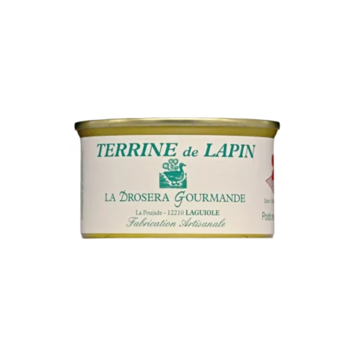 Französische Hasenterrine Terrine de Lapin 130g von La Drosera Gourmande erhältlich bei feines-frankreich.com