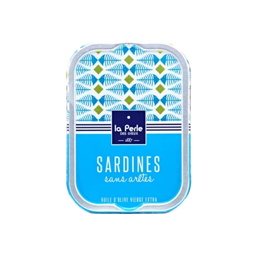 Französische Sardinen in Olivenöl ohne Gräten 115g von La Perle des Dieux erhältlich bei feines-frankreich.com