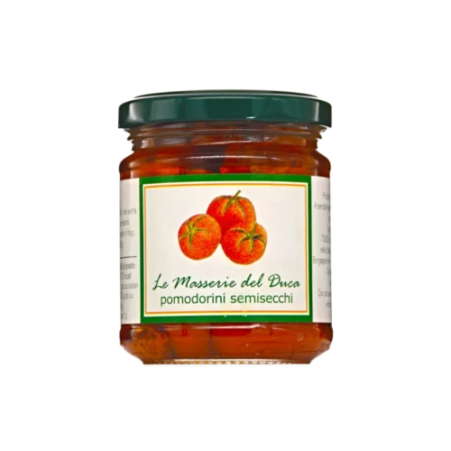 Italienische Halbgetrocknete Datterino-Tomaten 180g von Le Masserie del Duca erhältlich bei feines-frankreich.com