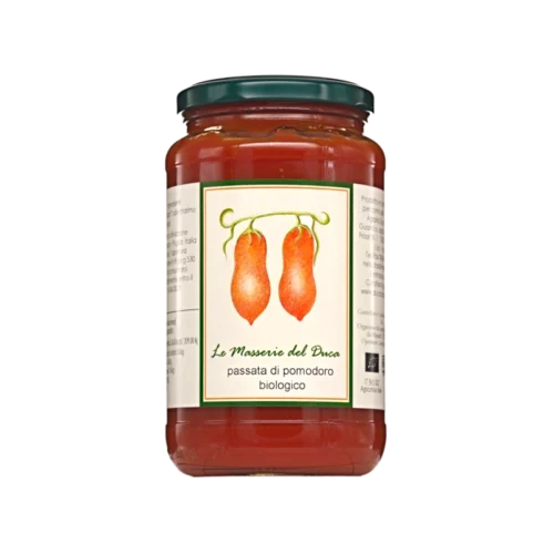 Italienische Passierte San Marzano Tomaten 530g von Le Masserie del Duca erhältlich bei feines-frankreich.com