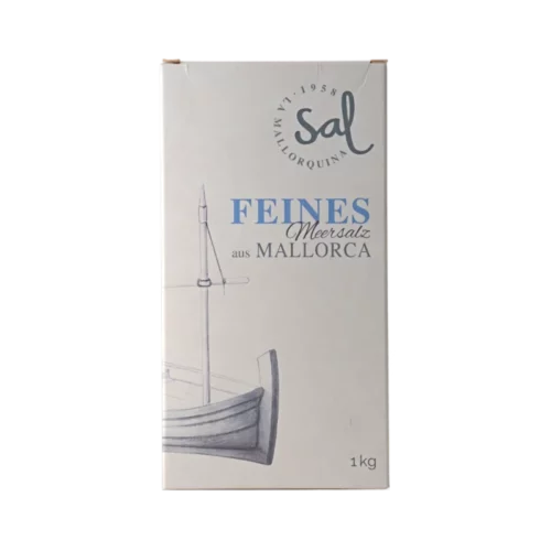 Feines Natur Meersalz Sal La Mallorquina 1kg von Salinas de Levante erhältlich bei feines-frankreich.com