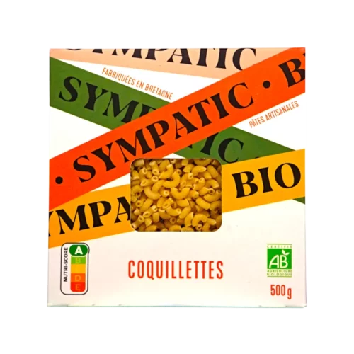 Französische Coquillette Bio-Pasta 500g von Sympatic Bretagne erhältlich bei feines-frankreich.com